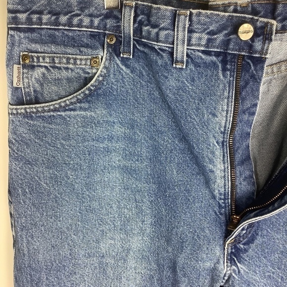 Carhartt Men's Traditional Fit Denim Jeans 44x32 - Picture 4 of 9